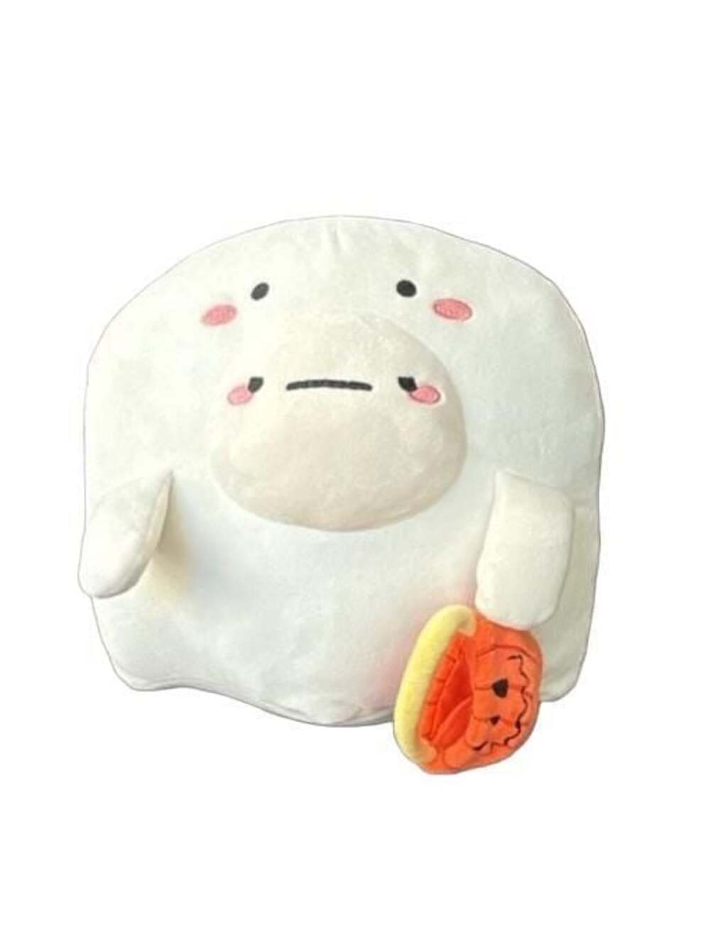 Mimicoco Eggerton Ghost Weighted Snug Bud Plush with Pumpkin Bucket